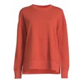 thumbnail image 5 of Time and Tru Women's High Low Pullover Sweatshirt, Sizes S-3XL, 5 of 5