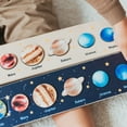thumbnail image 5 of HCTSHG Wooden Solar System Puzzle, Universe Learning Toys Pieces Ornament, Outer Space Themed Imaginary Sensory Play Gift, Preschool Science Stem Learning Activity, 5 of 9