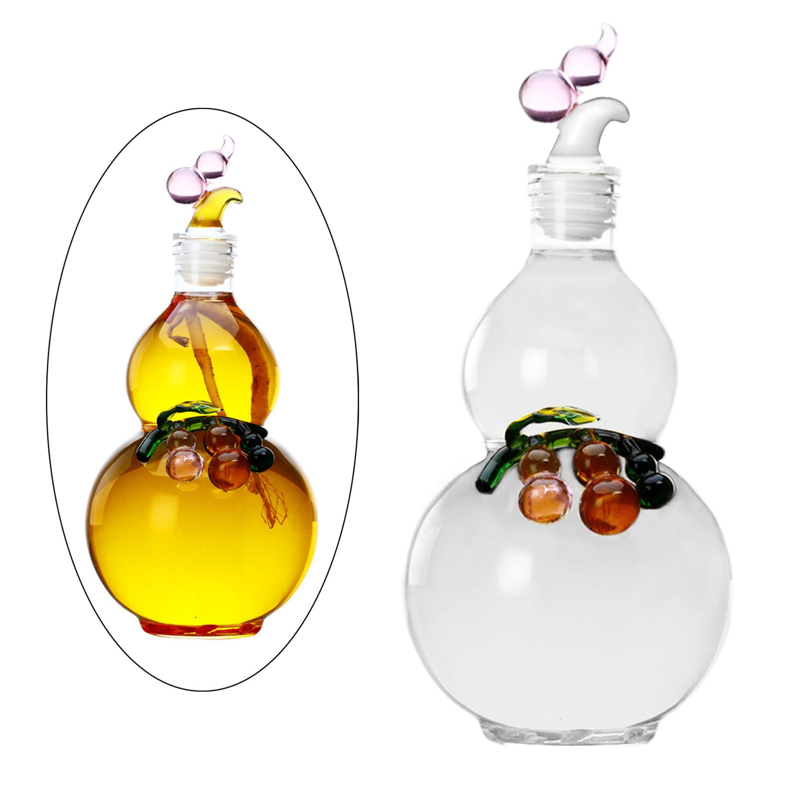 gourd shaped glass wine bottles factory