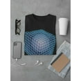 thumbnail image 3 of Neon Mesh Cube T-Shirt Men -Image by Shutterstock, Male Small, 3 of 4