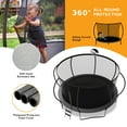 thumbnail image 7 of KOFUN Trampoline for Kids and Adults, 1000LBS 12FT Trampoline with Safety Net, Basketball Hoop, 4 Wind Stakes, Light, Sprinkler, 8 Socks - Recreational Trampoline for Backyard, 7 of 7