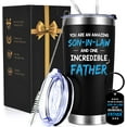 thumbnail image 2 of Gingprous Travel Tumbler for Son in Law,Insulated Coffee Mug, Insulated Coffee Mug with Lid, Son in Law Great Gifts, 2 of 7