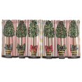 thumbnail image 7 of Yayeee Kitchen Curtains Set of 2 Light Filtering 57"x24" Over Sink Window Panels, Stripes Trees, 7 of 7