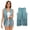 Blue, variant on Women's Fringe Vest 60s 70s Hippie Vest Sleeveless Cowgirl Western Faux Suede Tassel Leather Jacket Hippie Party