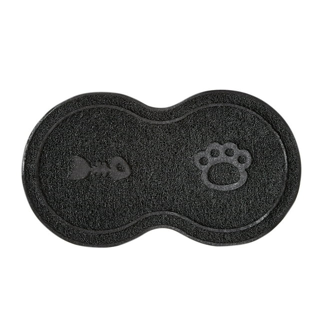 Pet Mat for Cats, Waterproof PVC Non-Slip Litter Mat, Durable and Safe for Cats, Easy to Clean, Ideal for Cat Bowls and Litter Boxes, Sustainable and Long-Lasting