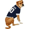 thumbnail image 5 of Pets First NHL Tampa Bay Lightning Dog Jersey, Blue, Medium, 5 of 6