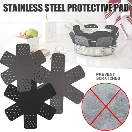 

WEPRO Pans 3 Green Different Pad and Dividers 3 of Pots Set Size Pot Protectors and Kitchen，Dining & Bar