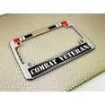 thumbnail image 4 of Motorcycle Metal License Plate Frame with Iraq Combat Veteran Design, 4 of 7