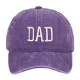 thumbnail image 4 of Gyexs Dad Baseball Cap Man Hat Embroidered Funny Print Dad Hats Adjustable Strap Cotton Baseball Hat Embroidered Father Day #Purple, 4 of 5