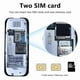 thumbnail image 2 of O6g BM222 0.66-Inch Mini Dual SIM Standby Phone Portable Bar Phone W5y - Black Green, 2 of 5