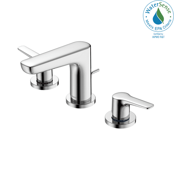 TOTO TLG03201U#CP GS 1.2 GPM Two Handle Widespread Bathroom Sink Faucet