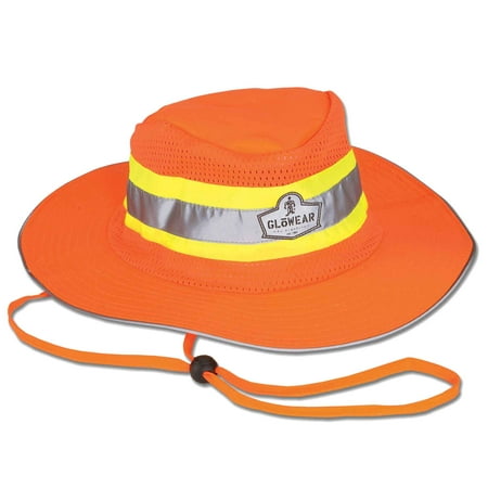 Ergodyne GloWear 8935 Hi-Vis Ranger Hat, Orange, S/M