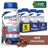 (2 pack) Ensure Plus Meal Replacement Nutrition Shake, Milk Chocolate, 8 fl oz, 6 Count