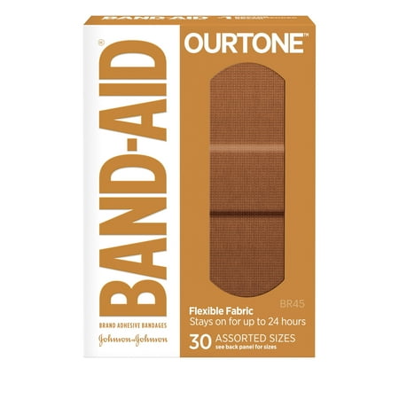 Band-Aid Brand Ourtone Adhesive Bandages, BR45, 30 ct (Pack of 2)