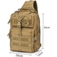 thumbnail image 2 of Mochila Pechera Bolso Táctico LING HAO 20L Impermeable Caqui Grande, 2 of 4