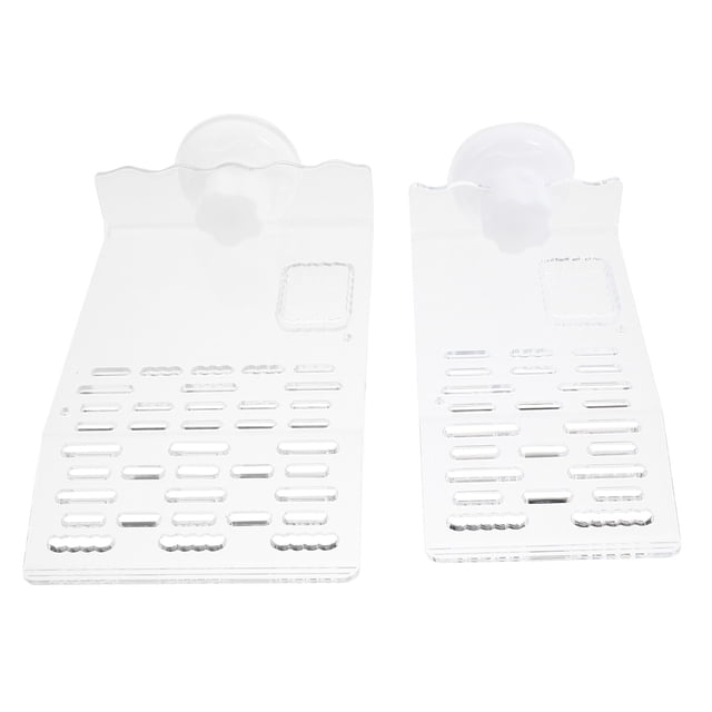 2 piezas de plataforma para tomar el sol con ventosa para tortugas, acuario, terraza, suministros para mascotas