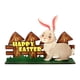 thumbnail image 1 of Conejo de Pascua, letrero de madera independiente, decoración artesanal para 274x205 cm Yuyangstore Estatua del Conejo de Pascua, 1 of 7