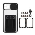 thumbnail image 1 of 1 par de auriculares inalámbricos Bluetooth para iPhone 12Pro Max Estuche para teléfono con auriculares magnéticos desmontables, 1 of 10