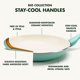 thumbnail image 4 of GreenPan Rio Healthy Ceramic - Juego de ollas y sartenes antiadherentes, 16 piezas, sin PFAS, apto para lavaplatos, color turquesa, 4 of 5