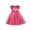 Hot Pink, variant on Cethrio Girls Summer Dresses, Princess Casual Flutter Sleeve Mesh Party Dresses Pink Size 6