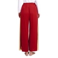 thumbnail image 6 of iiniim 2 PCS Worship Praise Dance Outfit for Women Color Block Irregular Hem Dress with Wide-Leg Red M, 6 of 7