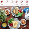 thumbnail image 3 of Camping Toaster Non-stick Stovetop Toaster Baking Pan with Heat Resistant Handle, Double-Sided Multi-Function Stovetop Toaster for Family Outdoor Camp, 3 of 5
