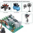 thumbnail image 2 of Amdohai PWM DC Moteur Contrôleur de Vitesse Commutateur DC 20A Régulateur de Tension 12V 24V 36V 48V DC PWM Module de Pilote de Moteur Haute Puissance avec Bouton de Réglage, 2 of 8