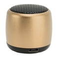 thumbnail image 4 of Mini Altavoz Bluetooth Subwoofer Pesado USB Recargable Altavoz Inalámbrico Portátil de Metal para Teléfono Tableta PC Oro, 4 of 8