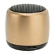 thumbnail image 4 of Mini altavoz Bluetooth con subwoofer potente, recargable por USB, altavoz inalámbrico portátil de metal para teléfono, tableta y PC, color dorado, 4 of 14