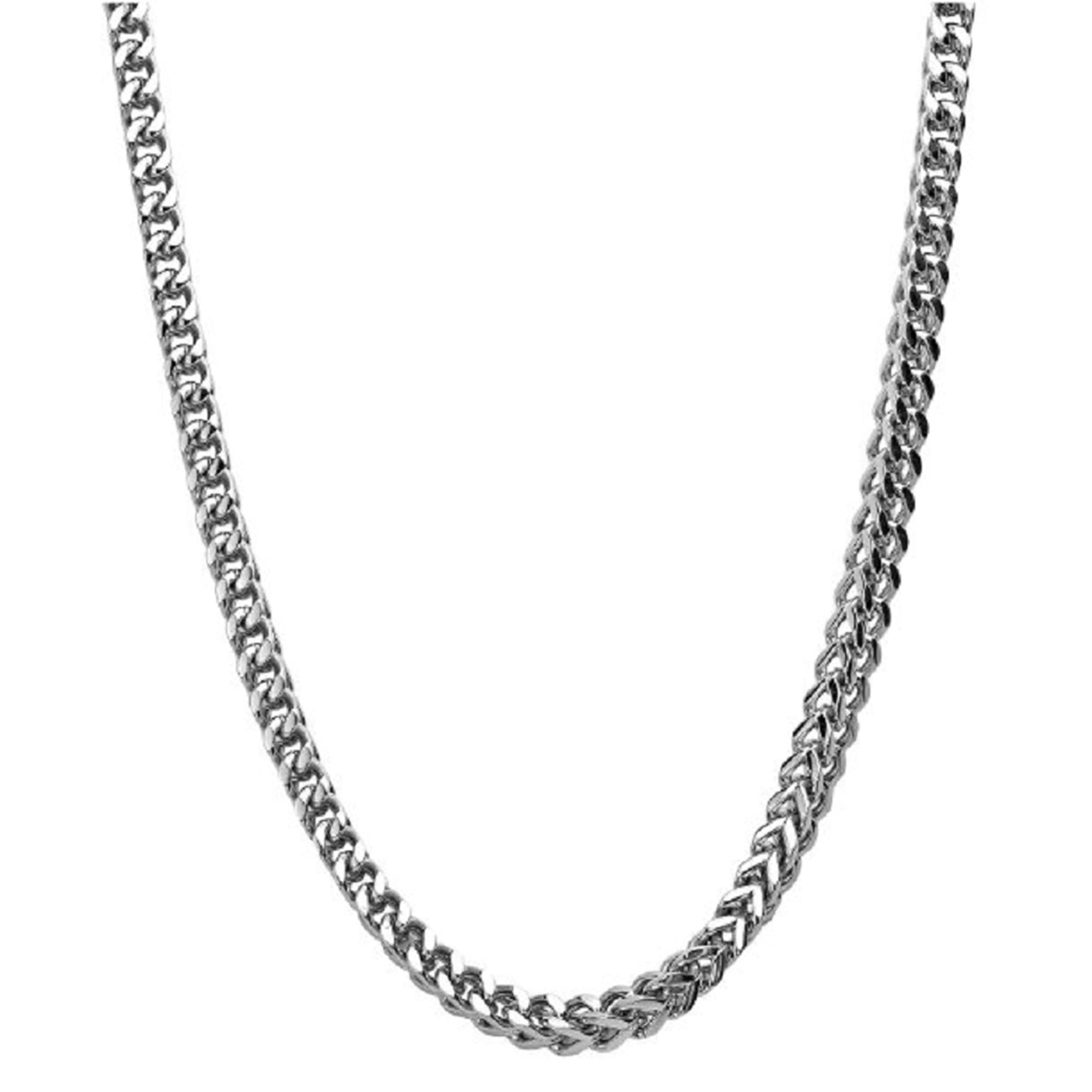 2.2mm-3.2mm 16"-40" Stainless Steel Foxtail Necklace Chain HN10 USA Seller 