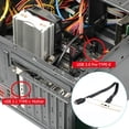 thumbnail image 4 of 1 USB de expansión de la placa base 3. Cabecera del panel frontal Cable tipo E a tipo C F, 4 of 6