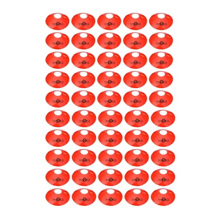 Bownet Field Cones 50-Pack Bundle for Sports Fields  High-Visibility Orange