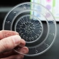 thumbnail image 4 of Variety Kaleidoscopic Set Multi-function Drawing Hollow Drawing Template Tool Drawing Flower Ruler Children Student Ruler, 4 of 9