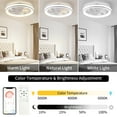 thumbnail image 4 of AGTANA 20'' Bladeless Ceiling Fans with Lights, Remote & APP Control, 3 Colors Dimmable, 6-Speeds, 4 of 12
