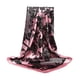 thumbnail image 3 of Pañuelo cuadrado elegante para mujer, bandanas para el pelo, pañuelos de satén suave para la cabeza rosa, 3 of 9