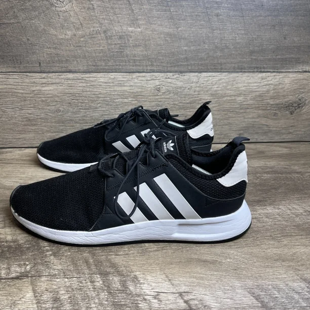 Adidas X_PLR CQ2405 Men's US 13 Running Shoes Black Lace-Up Athletic Sneakers