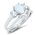 thumbnail image 5 of LaRaso & Co His Her Wedding Engagement Ring Set TRIO Couples Rings for Men Women, 5 of 6