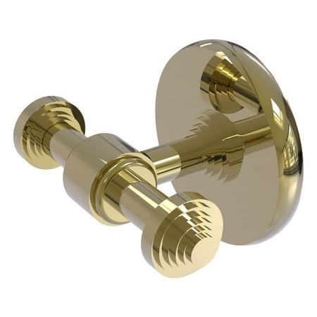 

Double Robe Hook - Unlacquered Brass