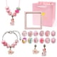 thumbnail image 1 of Xihbxyly Kit de Pulsera Diy, Cuentas Brillantes y Colgante, Juego de Manualidades Fácil de Usar, Divertido para Jugar con Creatividad, Empaquetado En Caja de Regalo, Pulsera de 16 Cm, 6 Cuentas de Co, 1 of 1