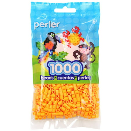PBB80-19-19057 Fun Fusion Bead, Cheddar, 1000-Pack, Designed to be used with Perler pegboards and ironing paper By (Best Perler Bead Designs)