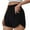 Black, variant on Sngxgn Mid Waisted Running Shorts for Women Liner Gym Workout Shorts with Pockets Soft Lightweight(Black,L)