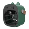 thumbnail image 2 of ICQOVD Personal Cooling Fan Mini Air Cooler Desktop Fan with Humidifier,Misting Cooling Fan for Travel, 2 of 7