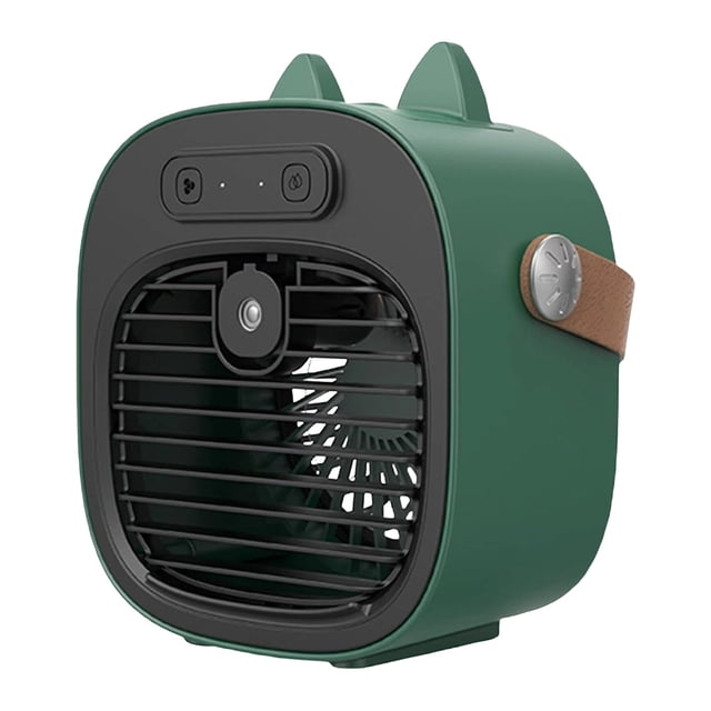 KTTECTOA Portable Mini Air Cooler Desktop Fan with Humidification Quiet USB Powered Small Air Conditioner for Home Office Bedroom Desk Travel Clearance Home and Kitchen Canada Days