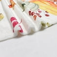 thumbnail image 5 of Fall Throw Blanket Autumn Pumpkins Throw Blanket Watercolor Harvest Maple Leaves Bed Blanket Soft Warm Cozy Blanket Flannel Fleece Throw Blanket Fuzzy Plush Blanket for Sofa Bed Couch 50" X 60", 5 of 6