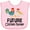 AD-Pink, variant on Inktastic Future Chicken Farmer Childs Boys or Girls Baby Bib