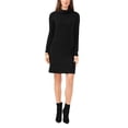 thumbnail image 1 of Vince Camuto Robe Chandail à Col Roulé pour Femmes, Noir, Moyen, 1 of 1