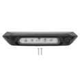 thumbnail image 1 of Luz LED de dos colores para toldo, luz de porche para caravana, 8 W, resistente al agua, tira de luz para yate, caravana, carcasa negra, 1 of 14