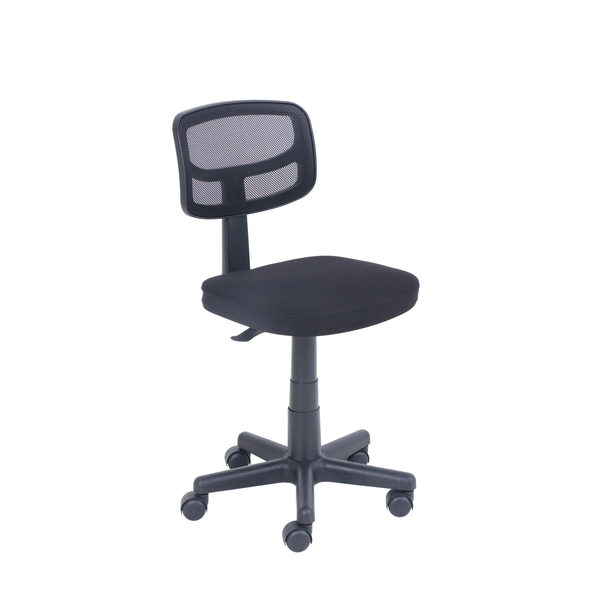 Mainstays Mesh Task Chair with Plush Padded Seat, Black photo 2