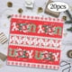 thumbnail image 3 of 20x servilletas de papel navideñas, toallas para invitados, servilletas decorativas desechables, servilletas de cóctel, toallas de mano a, 3 of 5