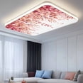 thumbnail image 2 of Red Eucalyptus Leaves Fluorescent Light Covers, Spring Floral Summer Botanical Magnetic Light Covers for Ceiling Lights, Fluorescent Ceiling Shade Filters for Classroom Bedroom Office 4x2Ft x 4PCS, 2 of 8